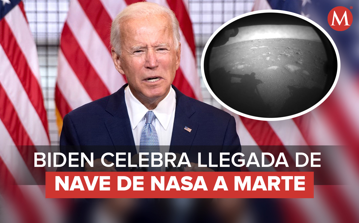 El presidente de EU celebró a través de Twitter el exitoso aterrizaje. (AFP | NASA)
