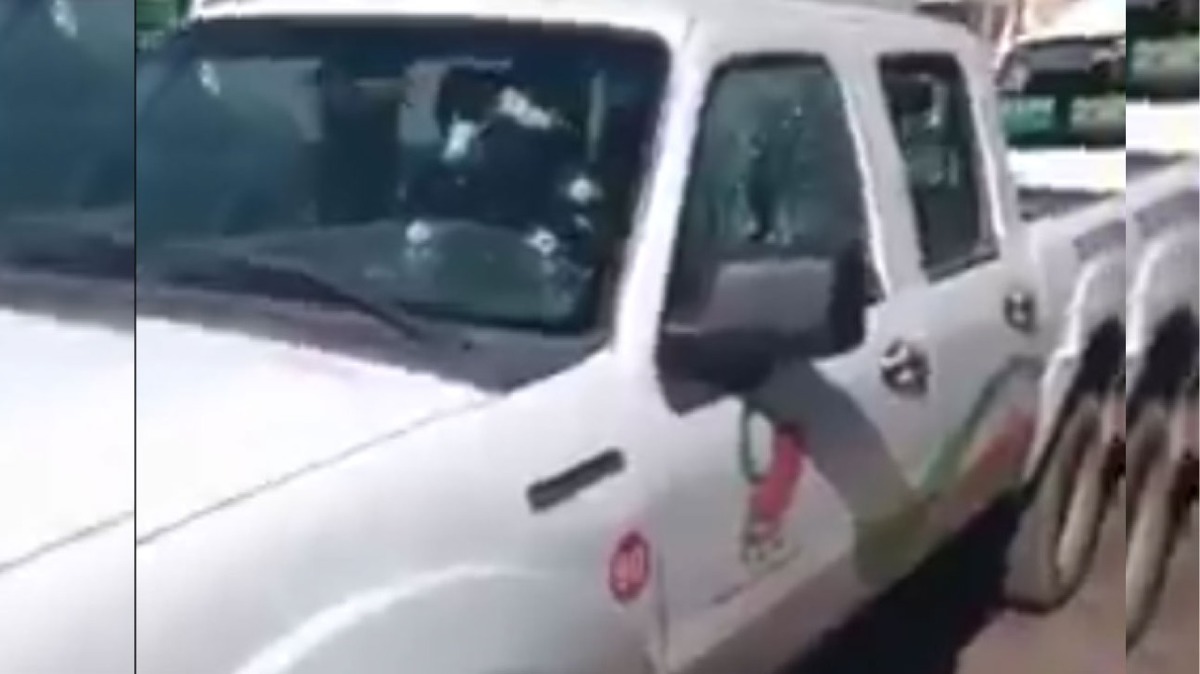 Viajaban en una camioneta del ayuntamiento cuando fueron interceptados. (Especial)