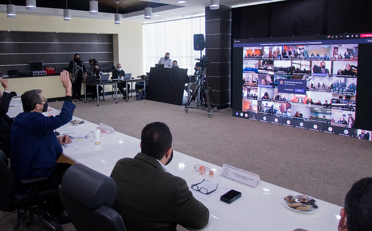 La reunión que tuvo como sede el Centro de Gestión del Conocimiento del Campus Victoria