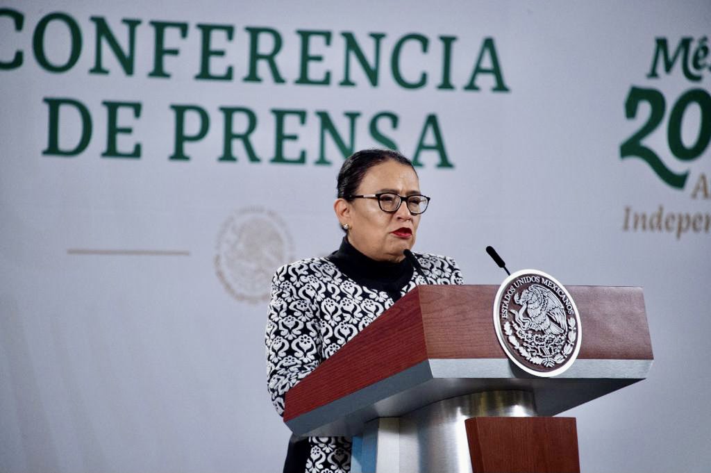 Rosa Icela Rodríguez señaló que la violencia ya no se combate con más violencia. (Tomada de @SSPCMexico)