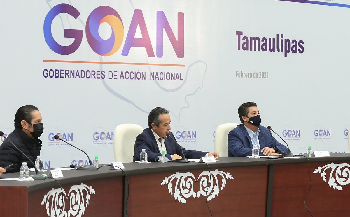 Gobernadores de Acción Nacional (GOAN). (Twitter)