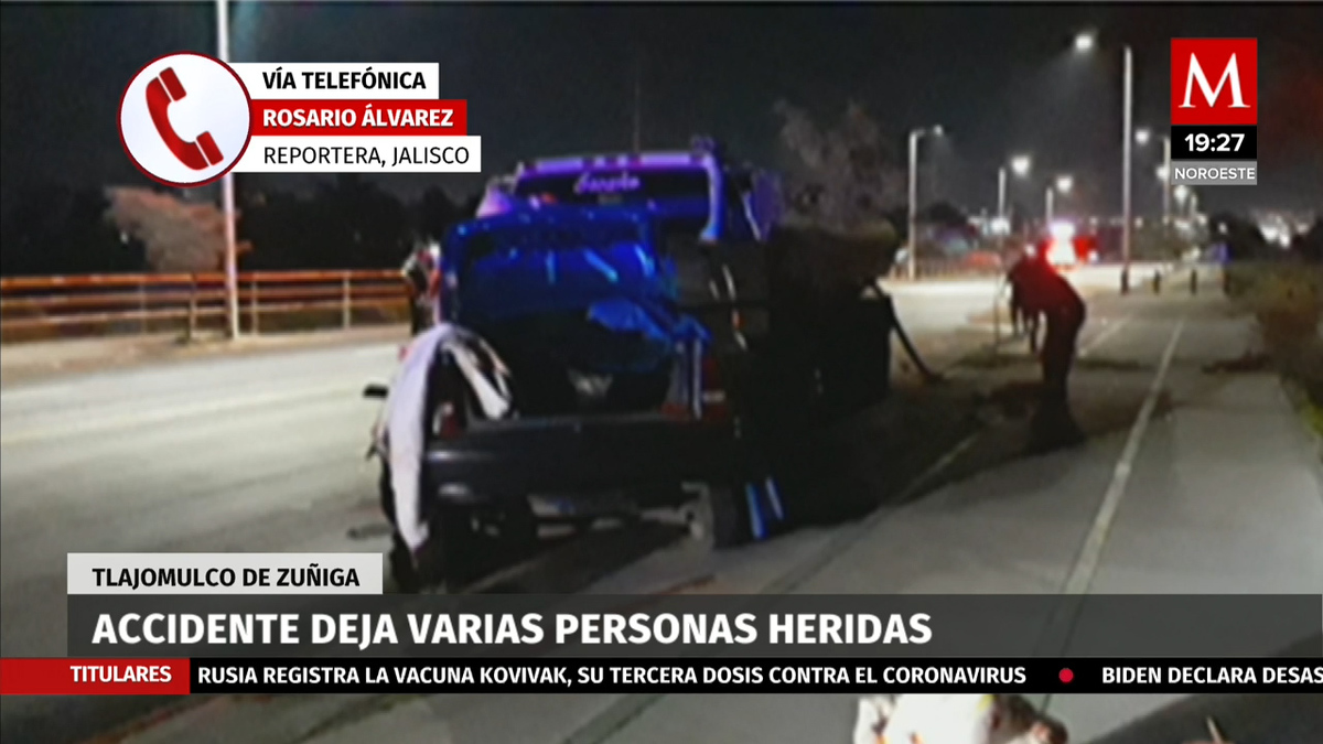 Mueren 8 personas por accidente carretera en Jalisco