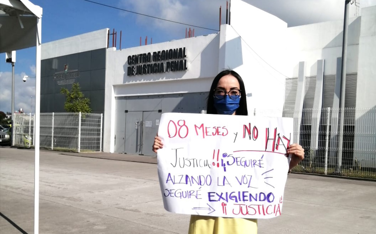 La ex pareja de Perla está en arresto domiciliario por la denuncia que ella presentó por violencia, pero aún tiene temor. (Especial)