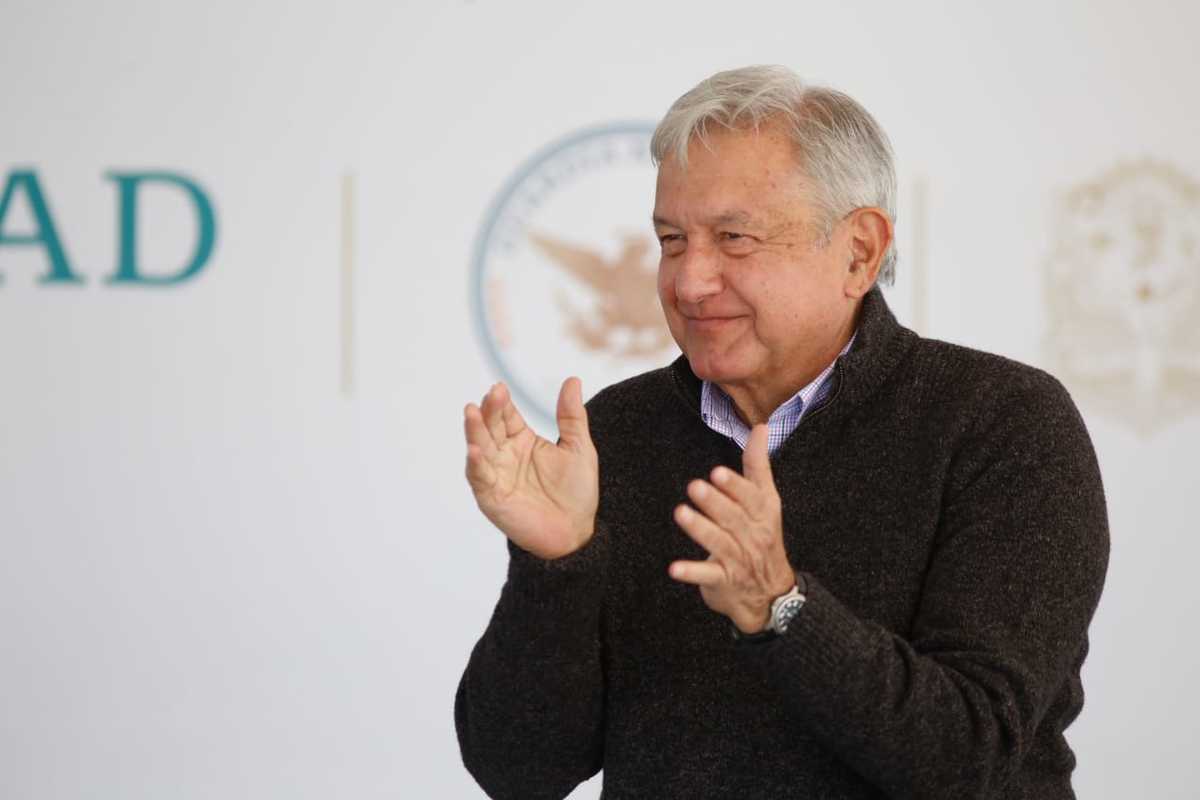 El presidente López Obrador durante su viaje de trabajo en Baja California. (Araceli López)