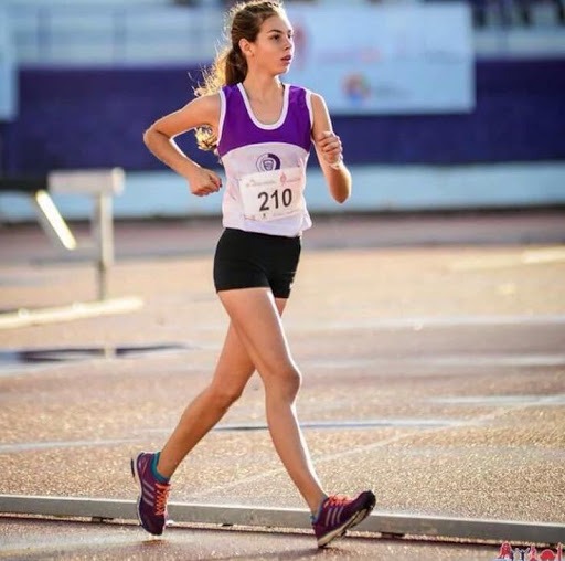 Alegna González gana en evento de marcha de Costa Rica (Twitter @CONADE)