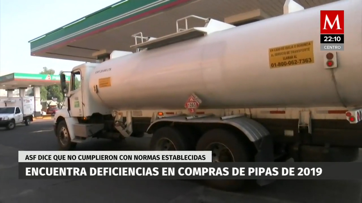 ASF encuentra deficiencias en compras de pipas durante desabasto de gasolinas en 2019