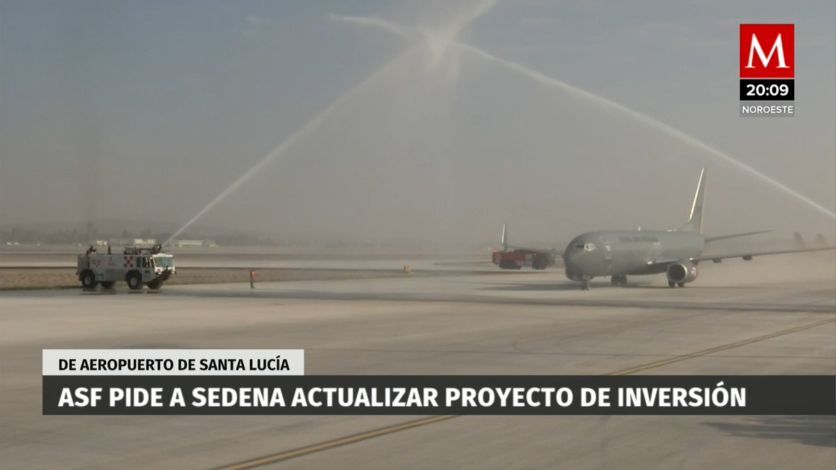 ASF pide a Sedena actualizar proyecto de inversión de aeropuerto de Santa Lucía