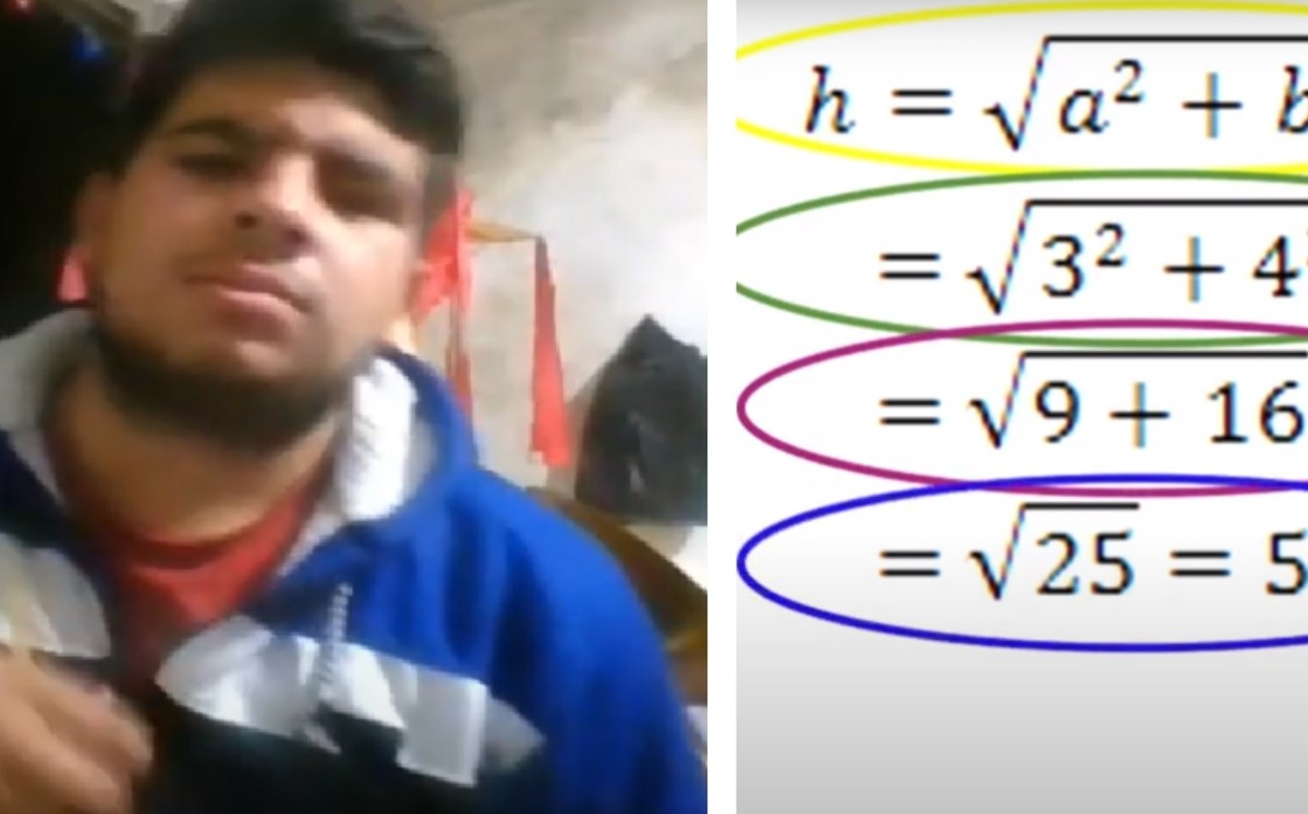 David realizó este trabajo para la materia de Funciones matemáticas. (Captura)