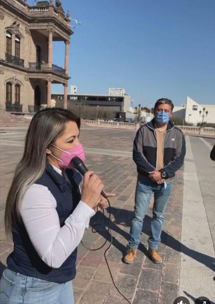 Por segundo día, exige personal médico vacuna anticovid en Nuevo León. Foto: Especial.