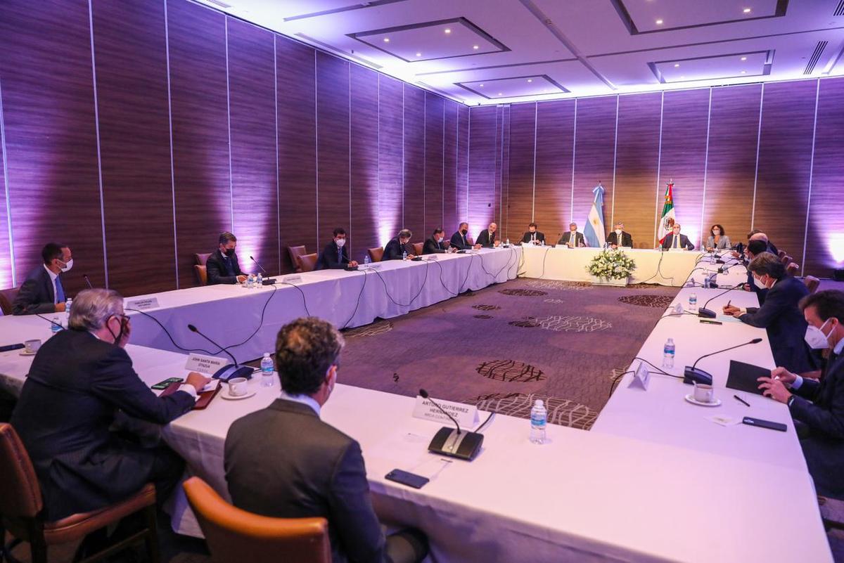 Alberto Fernández se reunió con empresarios mexicanos inversionistas en Argentina. | Especial