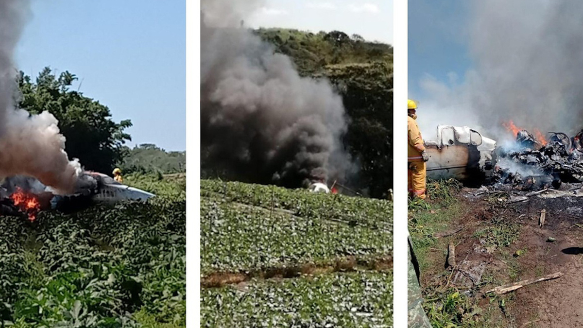 AMLO lamenta muerte de militares en accidente aéreo