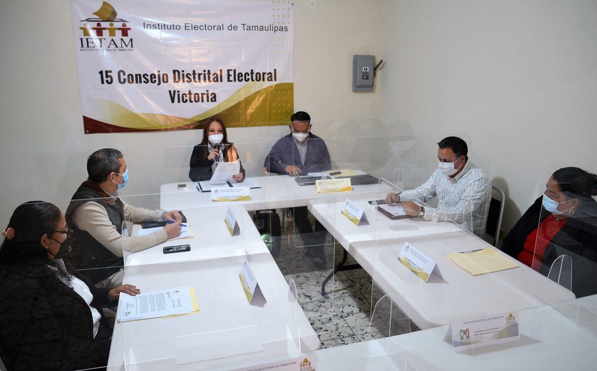 Consejo Distrital 15 de Ciudad Victoria. (Cortesía)
