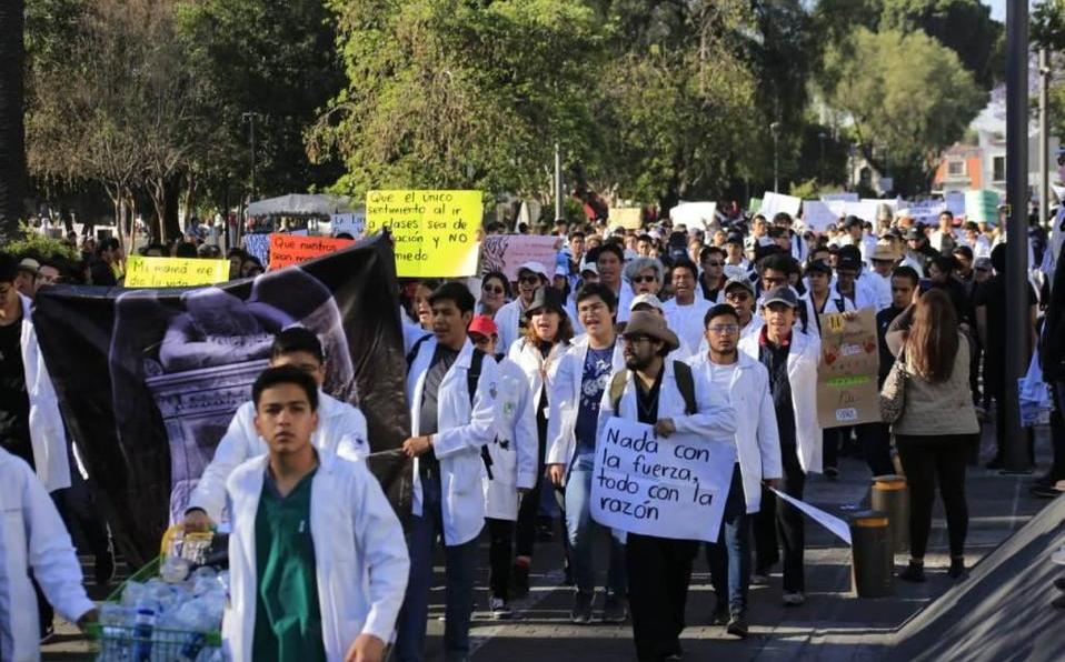 A unos días de cumplirse un año de la marcha estudiantil. (Andrés Lobato)