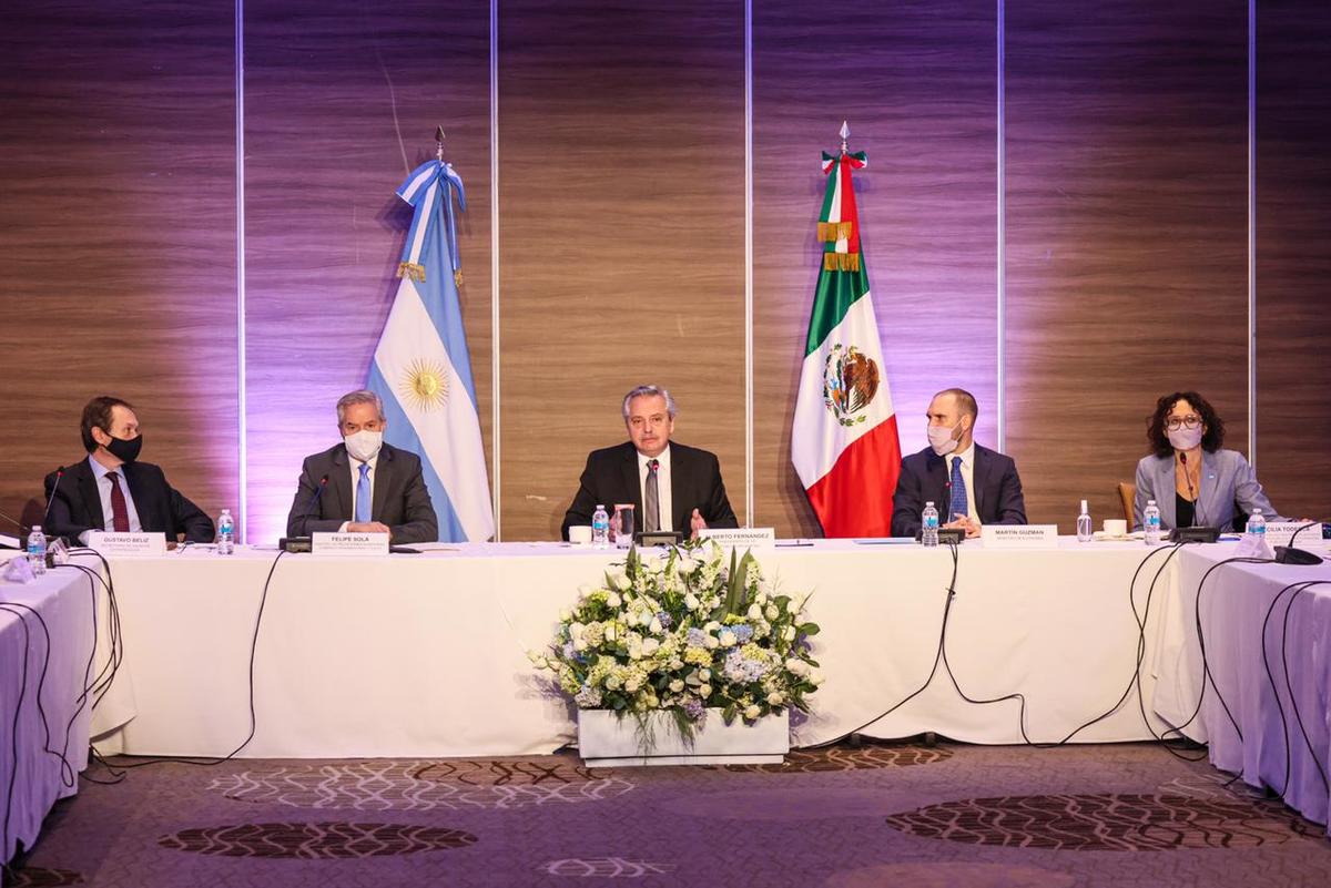El encuentro entre Alberto Fernández y los empresarios mexicanos se realiza en Polanco. | Especial