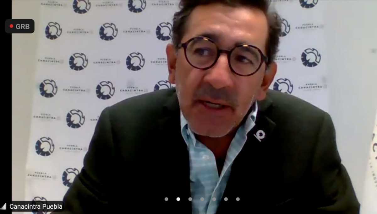 Luis Espinosa Rueda, presidente de la Cámara Nacional de la Industria de la Transformación. (Verónica López)