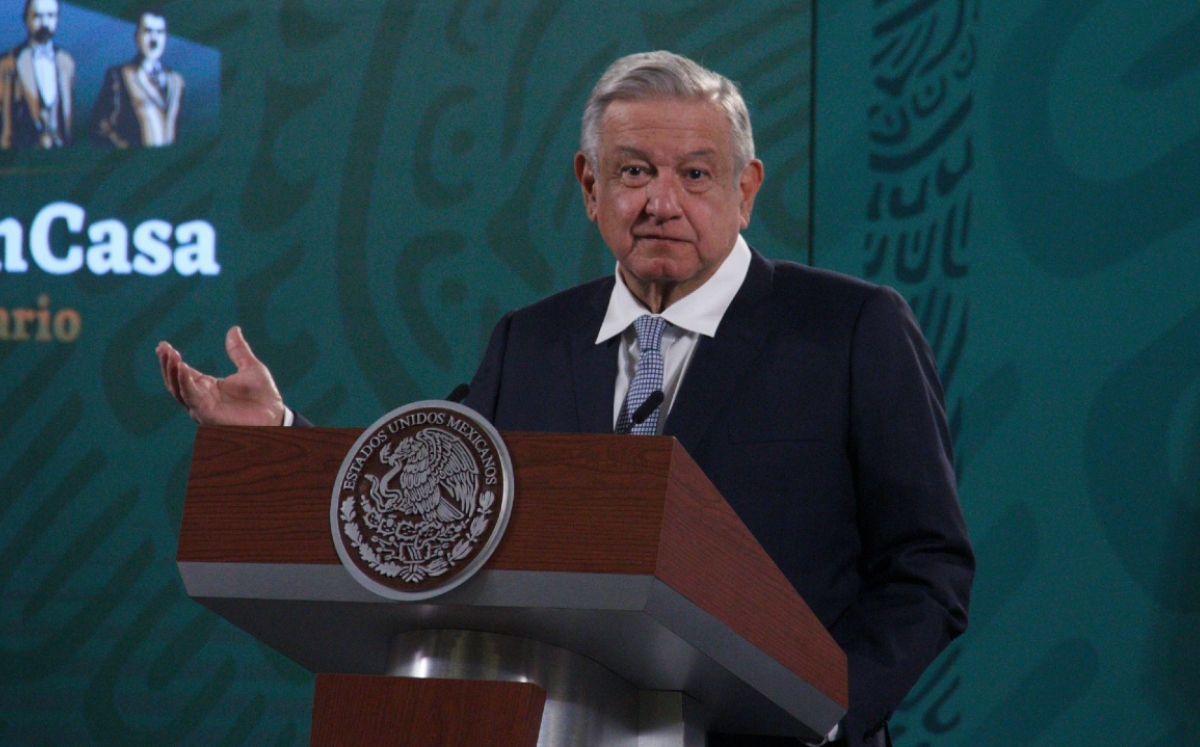 El presidente Andrés Manuel López Obrador en La Mañanera. (Cortesía)