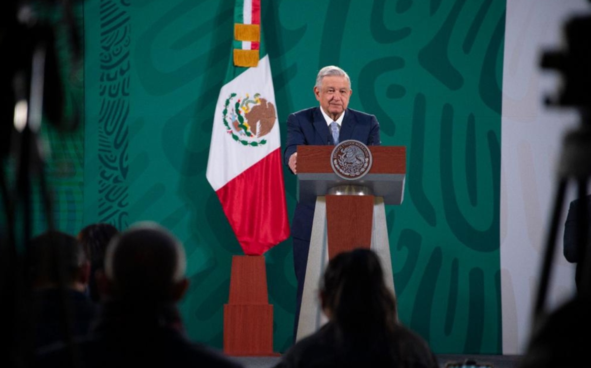 El presidente Andrés Manuel López Obrador en La Mañanera. (Cortesía)