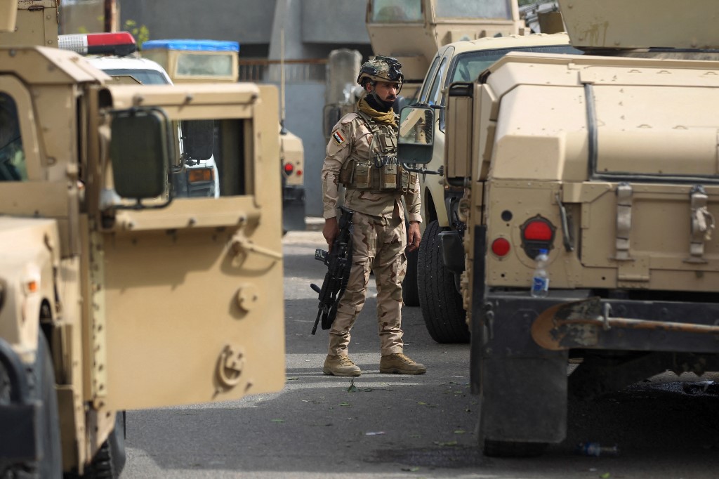 La Zona Verde de Bagdad es una de las zonas más resguardadas de la capital de Irak. (AFP)