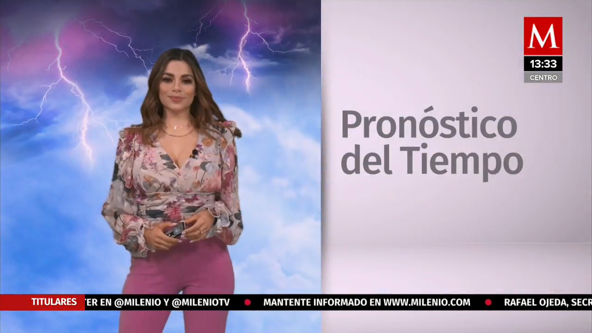El clima para hoy 23 de febrero, Pamela Longoria