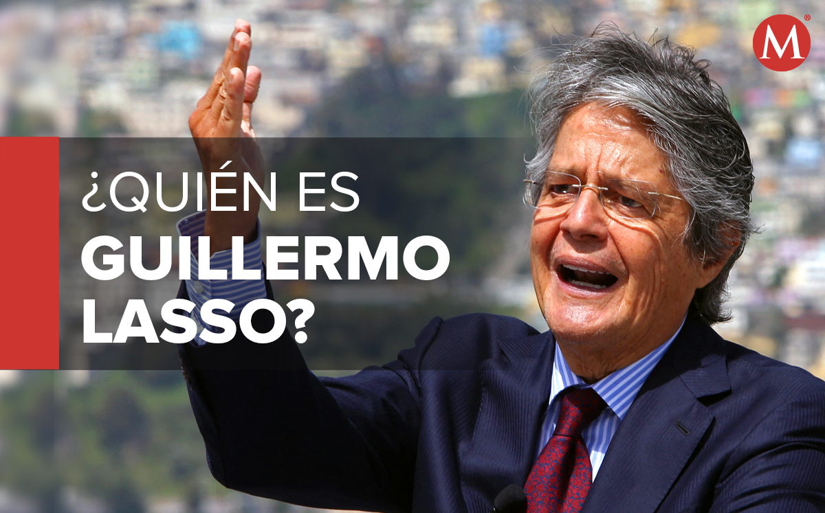 Guillermo Lasso competirá por la presidencia de Ecuador en segunda vuelta. (AFP / Ilustración: Óscar Ávila)