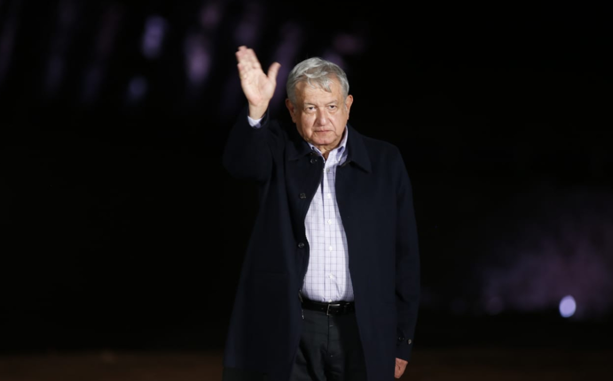 El presidente Andrés Manuel López Obrador en Baja California Sur. (Araceli López)