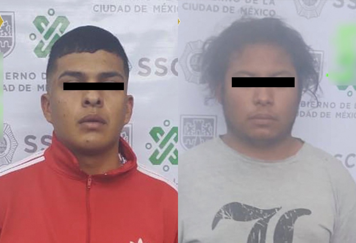 La víctima de 25 años de edad, identificó plenamente a los detenidos