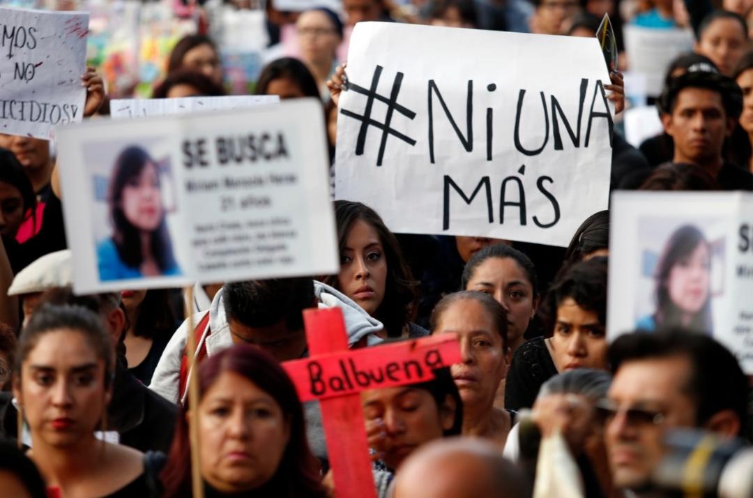 Familiares y amigos de víctimas de feminicidio marchan para pedir justicia. (Agencia Enfoque)