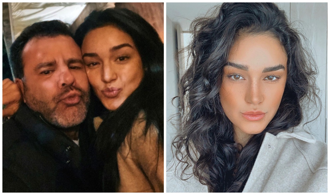 La hija del actor se contagió al llegar a España (Instagram).