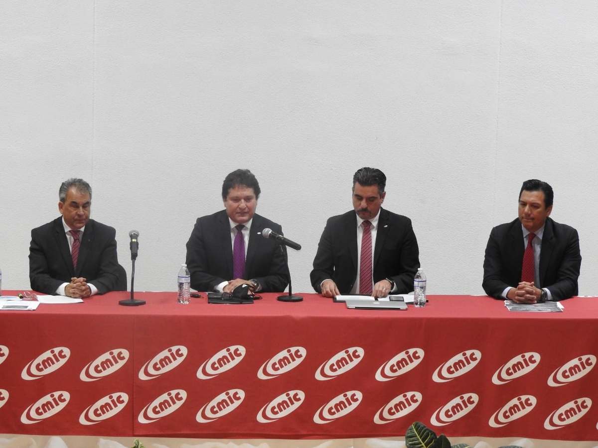Mesa directiva de la CMIC en Tamaulipas.