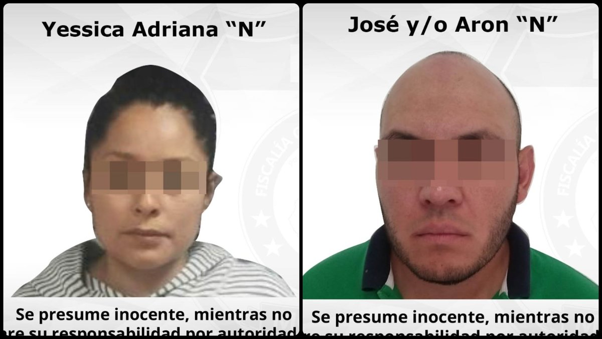 La mujer detenida es presuntamente amiga de la mujer desaparecida. (Tomada de @Fiscalia_Mor)