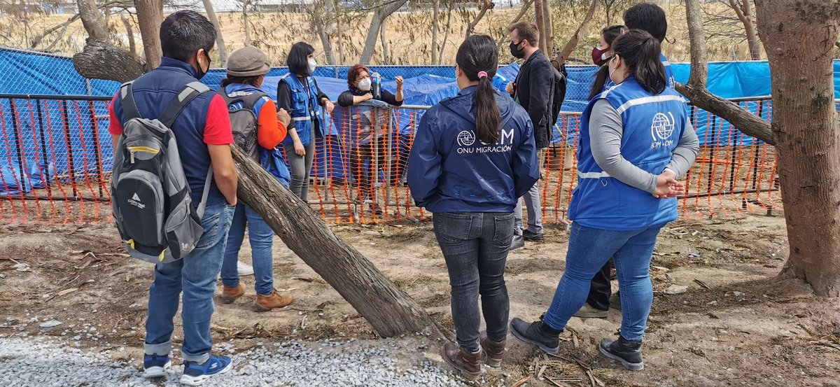 Organización OIM México prepara  a los primeros grupos de solicitantes de asilo en Matamoros para cruzar la frontera de Estados Unidos | @UNmigration