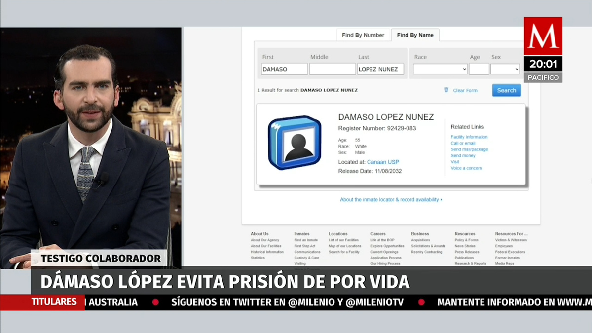 Quitan cadena perpetua a 'El Licenciado'; saldría de prisión en 2032
