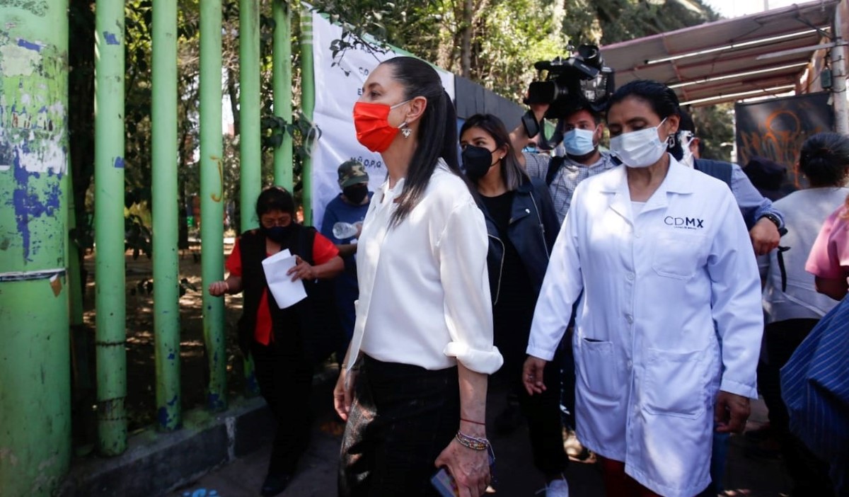 Sheinbaum informó que van más de 7 mil adultos mayores vacunados en Tláhuac, Xochimilco e Iztacalco. | Araceli López