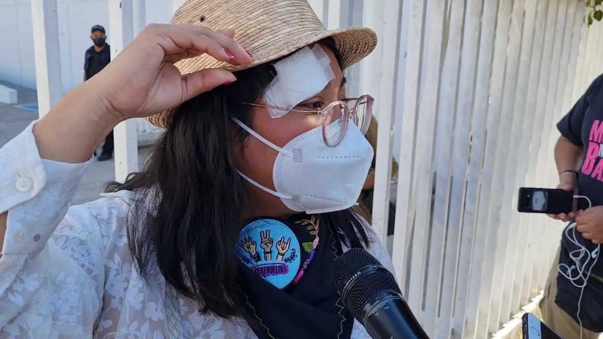 La activista no quiso hablar sobre los detalles de la querella. (Rogelio Agustín Esteban)