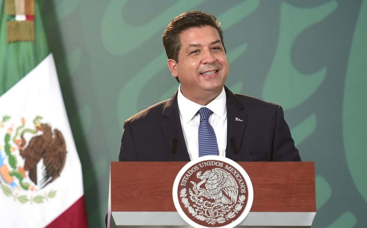 El gobernador Francisco García Cabeza de Vaca en una conferencia en Reynosa, Tamaulipas. (Cuartoscuro)