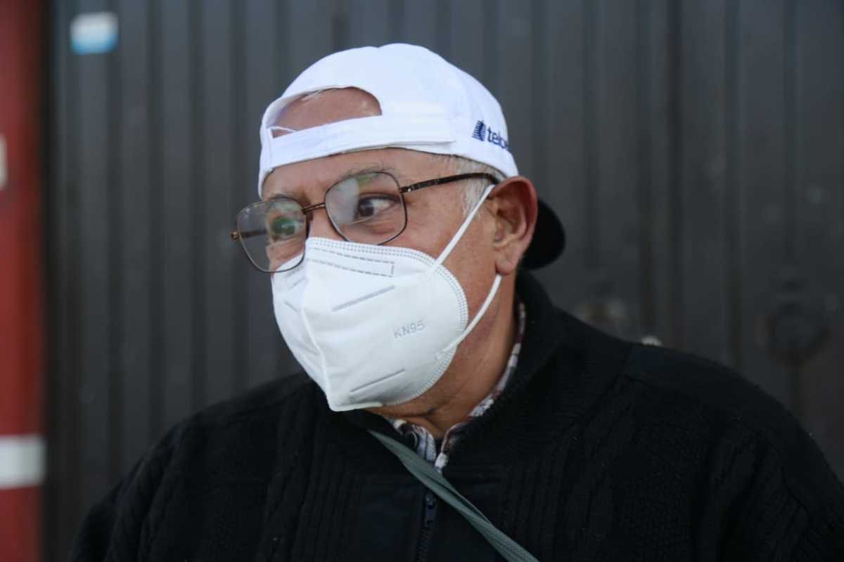Gonzalo Cureño recibió la vacuna contra el covid. (Andrés Lobato)