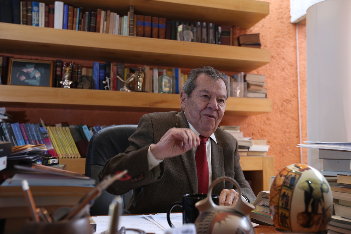 Porfirio Muñoz Ledo, ex presidente de la Cámara de Diputados. (Javier García)