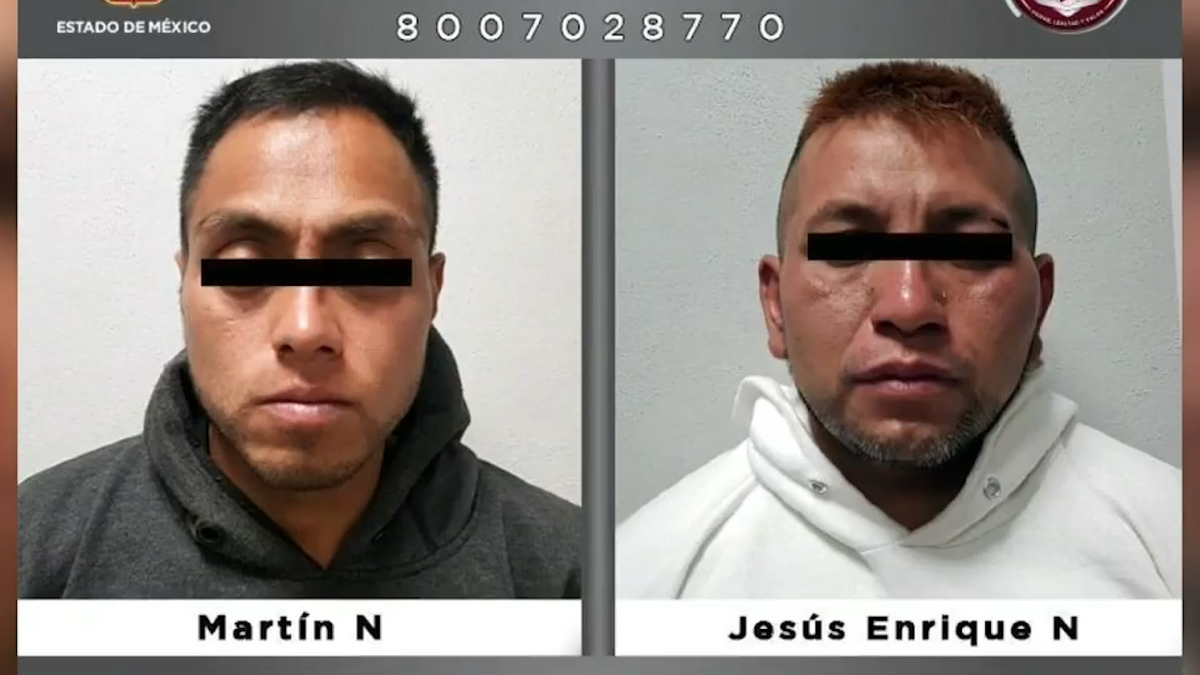 En Edomex, capturan a dos presuntos extorsionadores