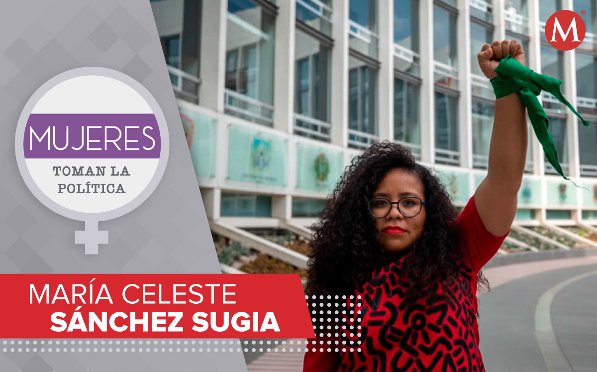 María Celeste Sánchez Sugia, senadora de Morena. (MILENIO)