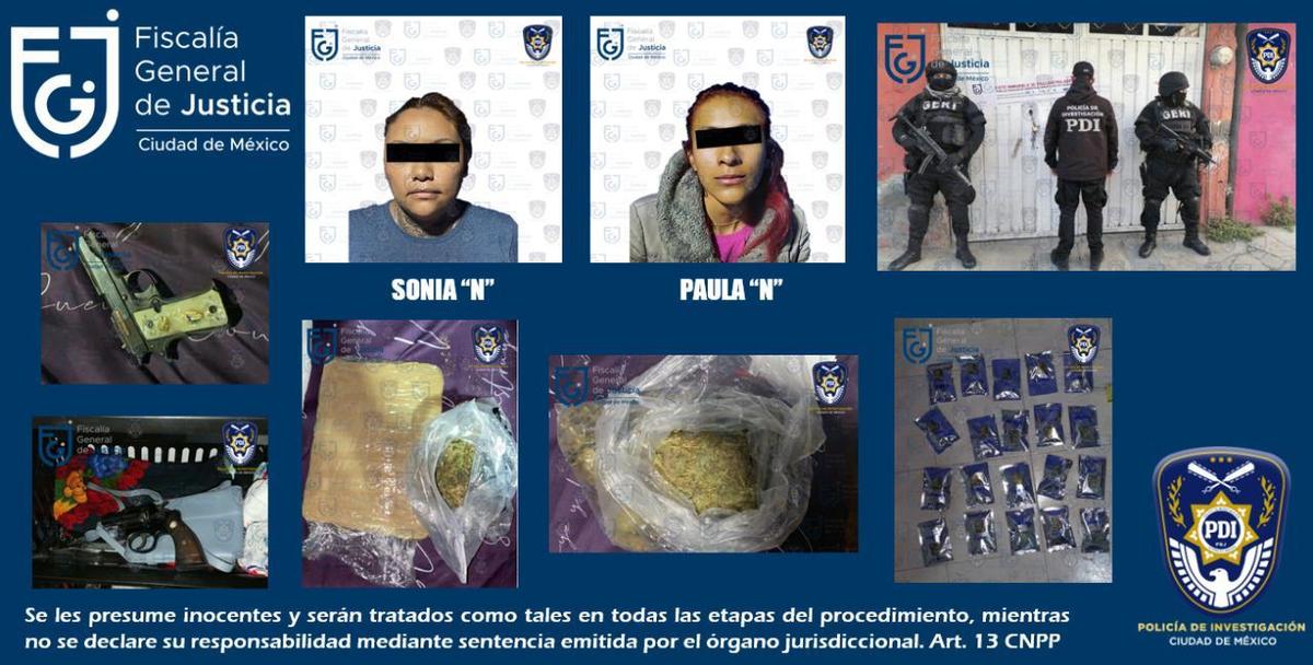 los domicilios donde se realizaron los cateo quedaron bajo resguardo de la policía. (@FiscaliaCDMX)