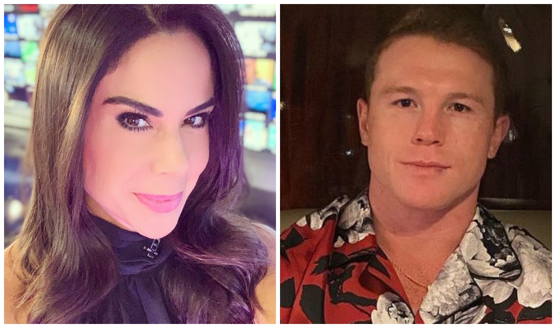 La periodista fue relacionada sentimentalmente con el boxeador (Instagram).