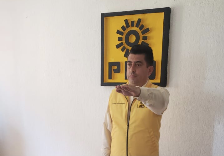 Ricardo Gómez Moreno, dirigente del PRD en Hidalgo. (Cortesía)