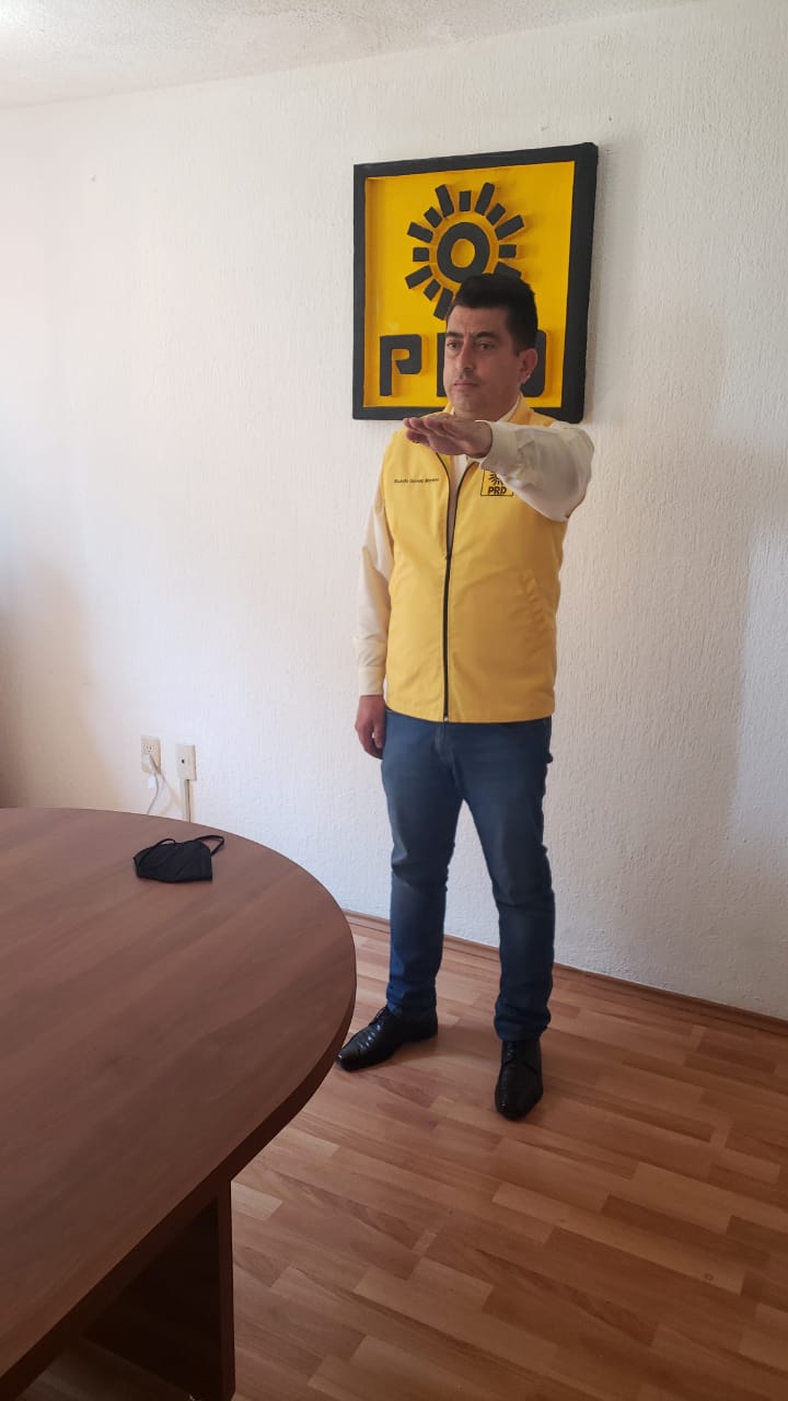 Ricardo Gómez, representante ante el IEEH y dirigente Interino. (Cortesía)