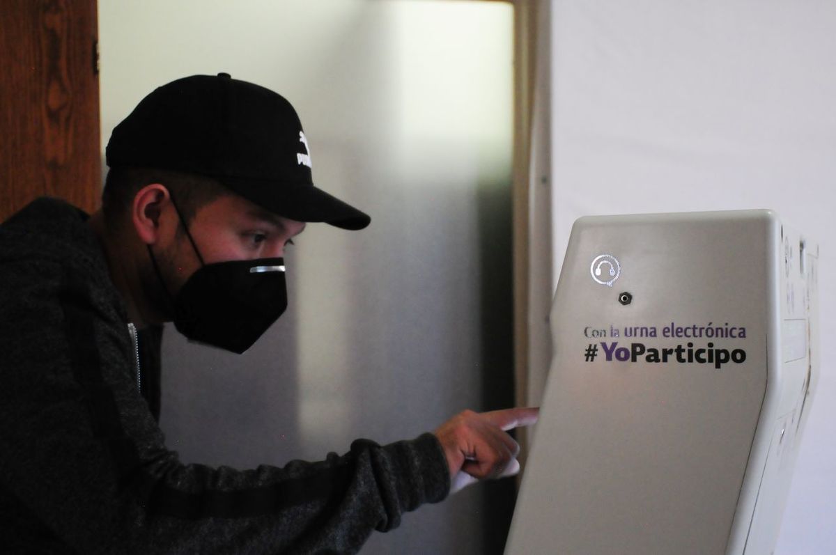 Las urnas electrónicas será implementadas en dos estados de la República para las elecciones de 2021. (Cuartoscuro)