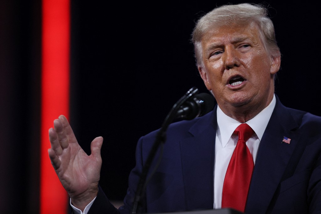 Donald Trump aseguró que podría presentarse en las elecciones de 2024. (AFP)