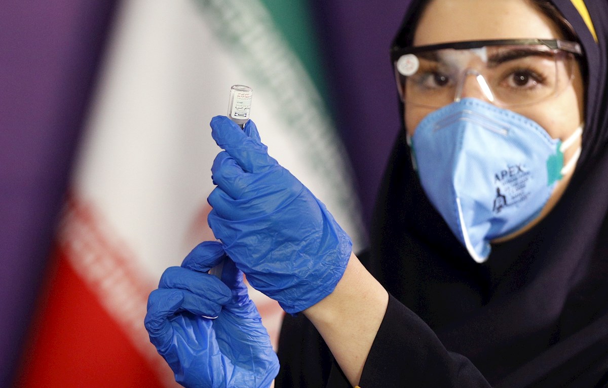 Irán comenzó sus ensayos de su vacuna anticovid. | EFE