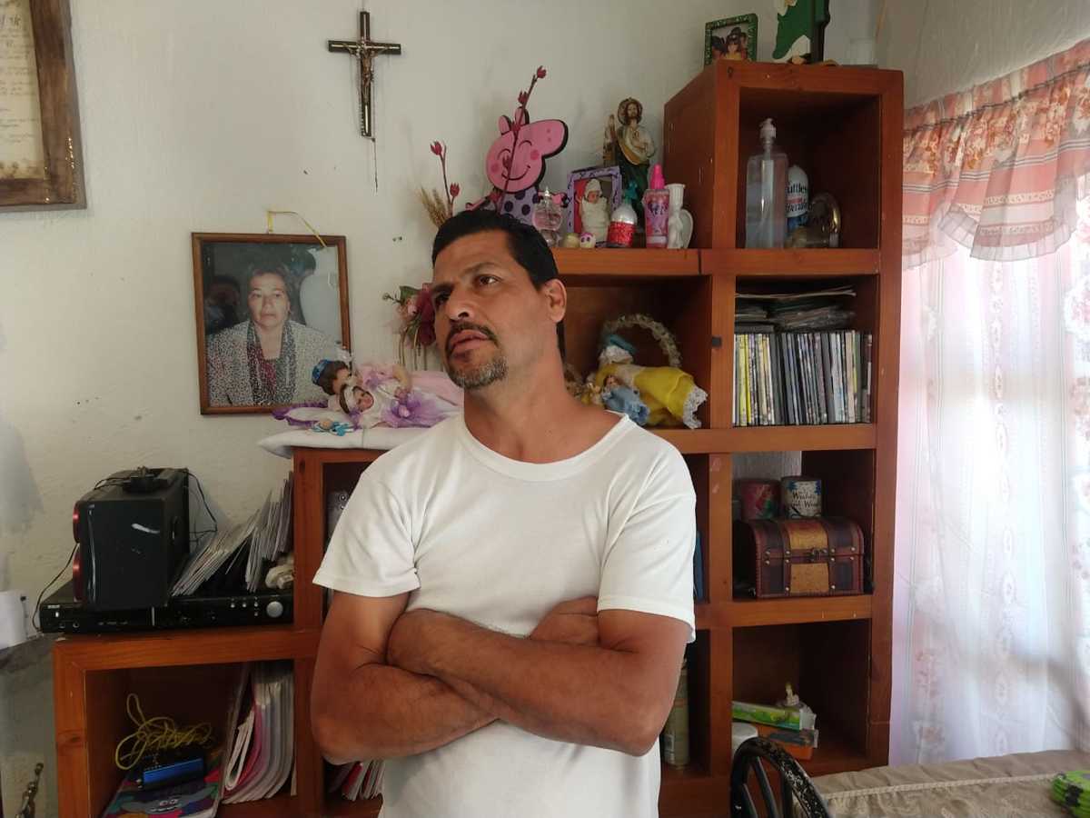 Miguel Ángel Vargas, coordinador desde hace más de 20 años del viacrucis. Foto: Christian Rendón