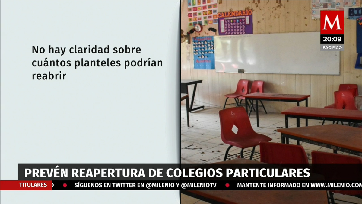 Asociación de colegios privados amaga con volver a aulas... no hay claridad de qué escuelas la integran