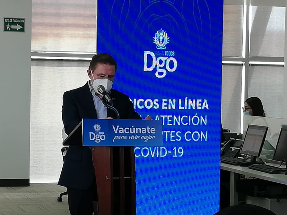 Gobernador de Durango, José Rosas Aspuro. (Especial)