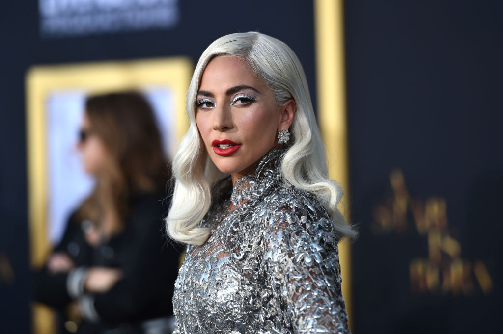 Lady Gaga durante la premiere de ¨A Star is Born¨ en Los Ángeles, 2018.